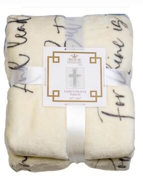 "Lord's Prayer" Throw Blanket